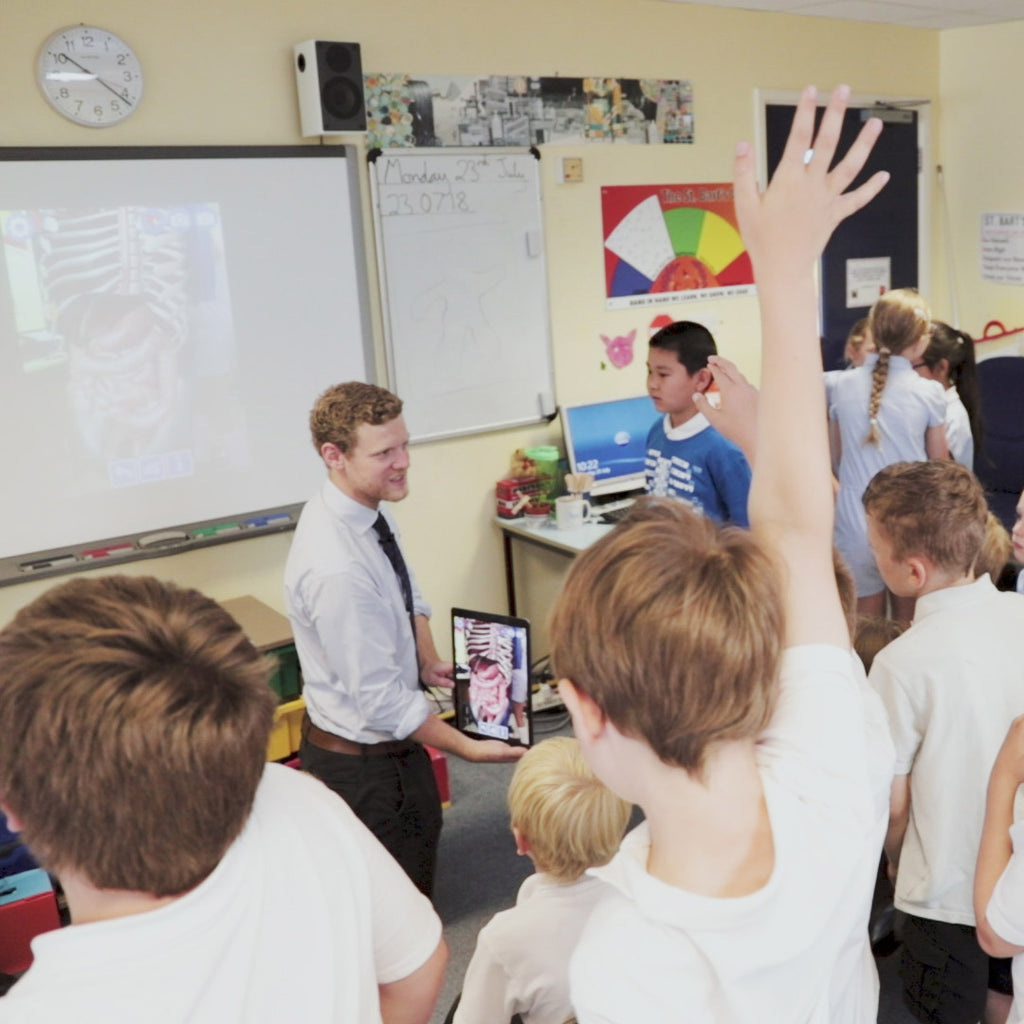 Simply connect to your classroom.
